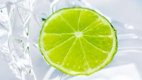 Lime slice Stock Photos
