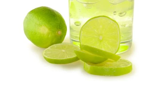 Lime sliced Fotos de archivo