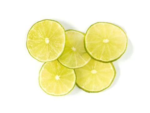 Lime sliced Stock Photos