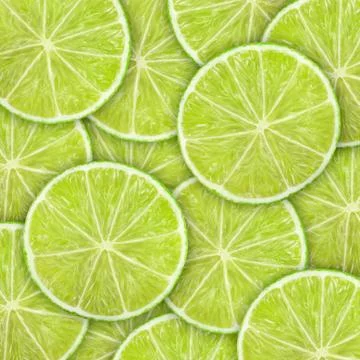 Lime slices Stock Photos