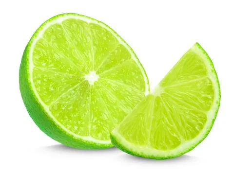 Lime slices Stock Photos