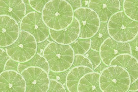 Lime slices Foto stock