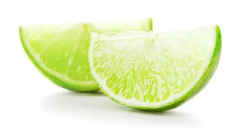 Lime slices Foto stock