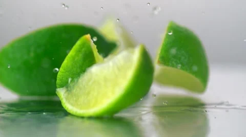 Lime, Slow Motion Stock Footage 10700554