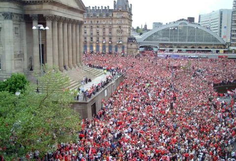 Lime street crowd Stock Photos