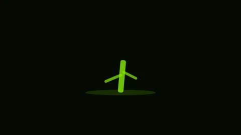 Lime Tree Grow Flourish Nature Eco Green Animation Loop Stock Footage 342610465
