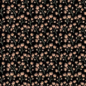 Lime Tree Seamless Pattern Illustrazione stock