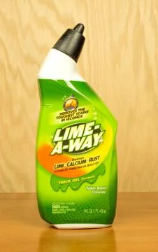 Lime-A-Way bottle Stockfoto's