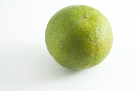 Lime on white background Stock Photos