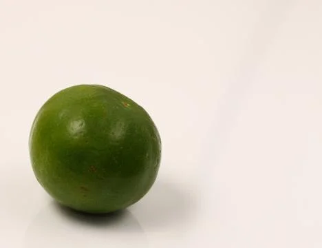 Lime on a white background Stock Photos
