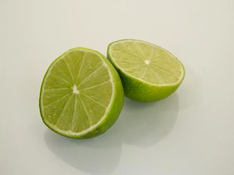 Lime on white background 스톡 사진