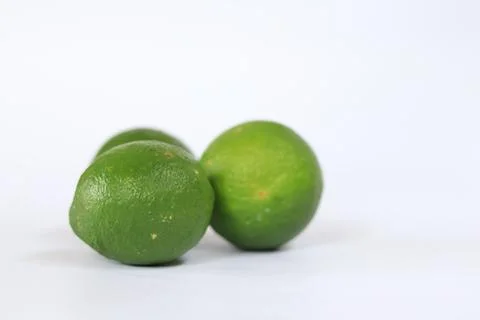 Lime on a white background Foto stock