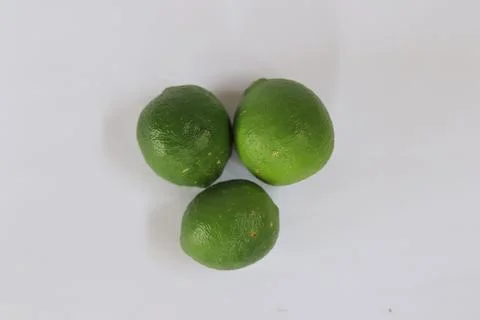 Lime on a white background Foto stock