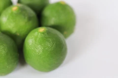 Lime on a white background Stock Photos