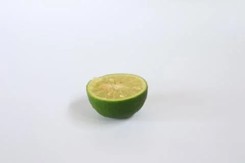 Lime on a white background Foto stock