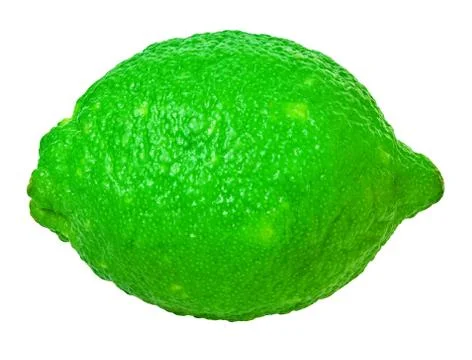 Lime on a white isolated background Stock-Fotos