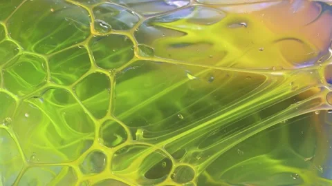 Lime Yellow Liquid Mesh Gradient Loop 4K Stock Footage 338185164