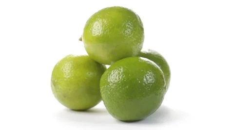 Limes rotating - 2 shots Stock Footage 7751889