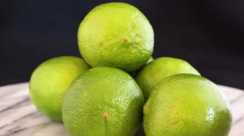 Limes rotating Stock Footage 48756150