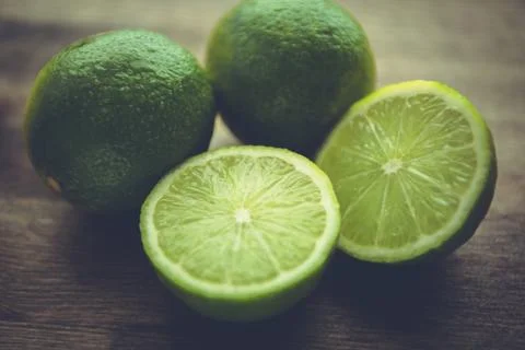 Limes in Studio Stock Photos