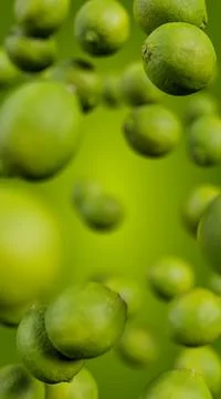 Limes Vertical Background Backdrop Image Stock Photos