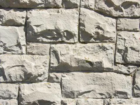 Limestone Block Shadows Stock Photos