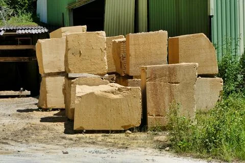 Limestone Blocks. Stock Photos