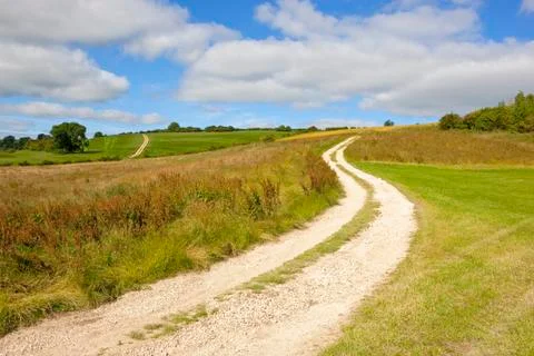 Limestone bridleway Stock Photos