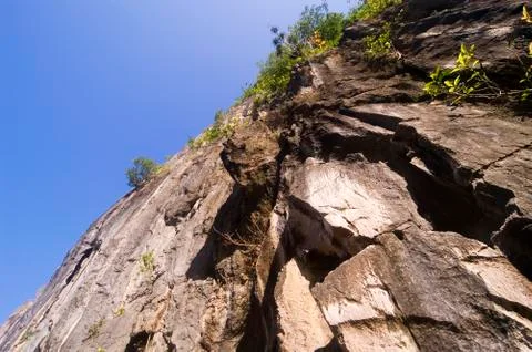 Limestone cliff Stock-Fotos
