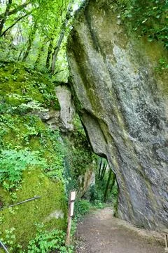 Limestone Cliff. Stock Photos