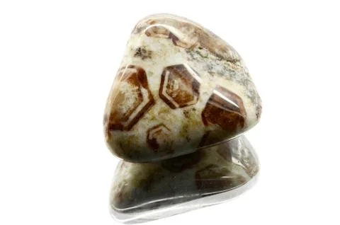 Limestone Garnet Stock Photos