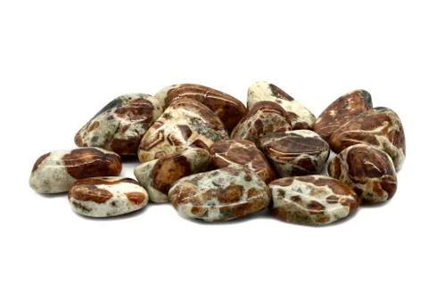 Limestone Garnet Stock-Fotos