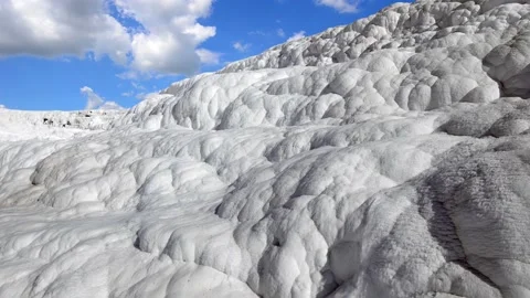 Limestone Mountains of Pamukkale Stock Footage 86235026