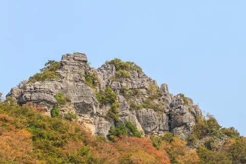 Limestone mountains Foto stock