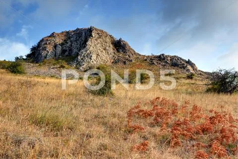 Limestone peak Stock Photos