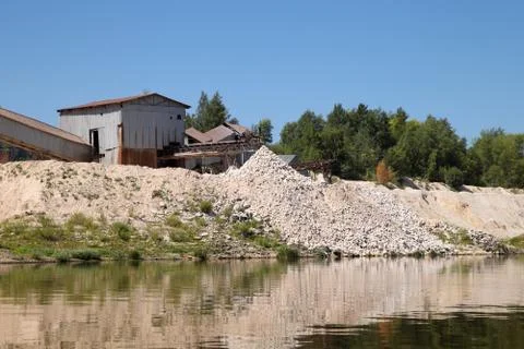 Limestone plant Stock Photos
