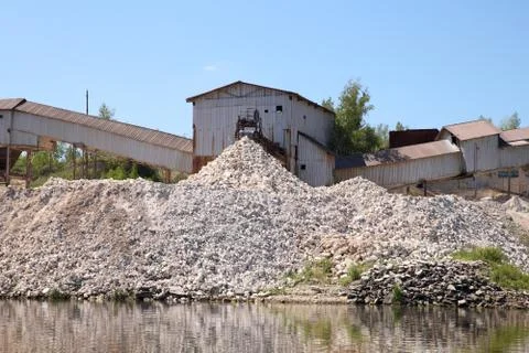 Limestone plant Stock Photos
