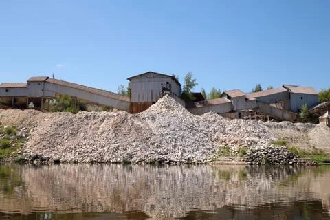 Limestone plant Stock Photos
