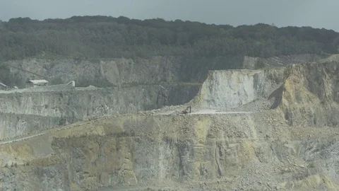 Limestone Quarry Stock Footage 78179749