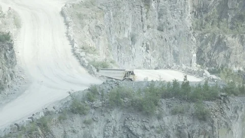 Limestone Quarry Stock Footage 78182344