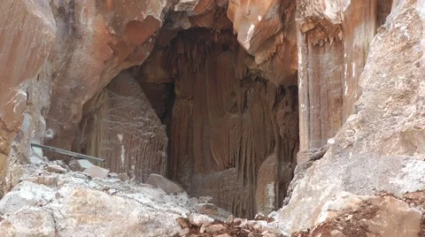 Limestone quarry, Malaysia Stock Footage 64856492