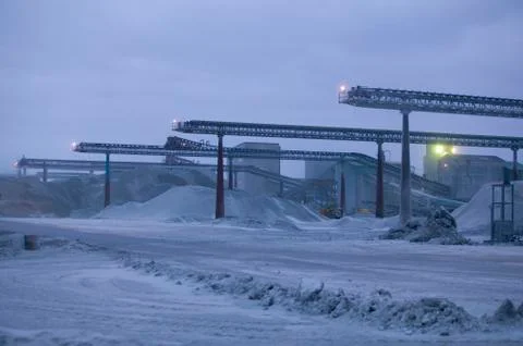 Limestone quarry.jh Stock Photos