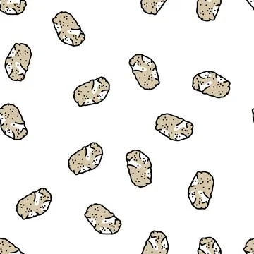 Limestone stone rock vector seamless pattern イラスト素材