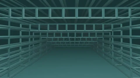 Liminal space geometric grid Stockbeeldmateriaal 347159705
