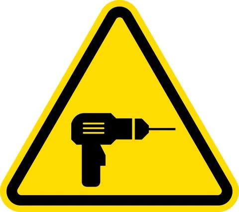 Limit overhead height warning sign. Stock Illustration