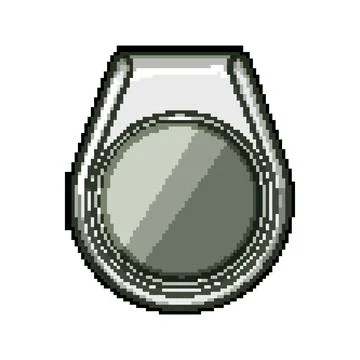 Limit shower timer pixel art vector illustration Stock Illustration