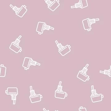Limit switch line vector seamless pattern Stock Illustration