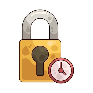 Limited access illustration Stock Illustration