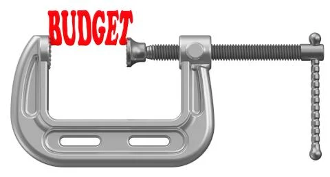 Limited budget Stock-Illustration