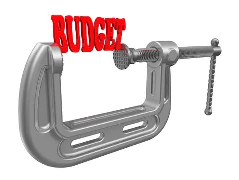 Limited budget Illustrazione stock